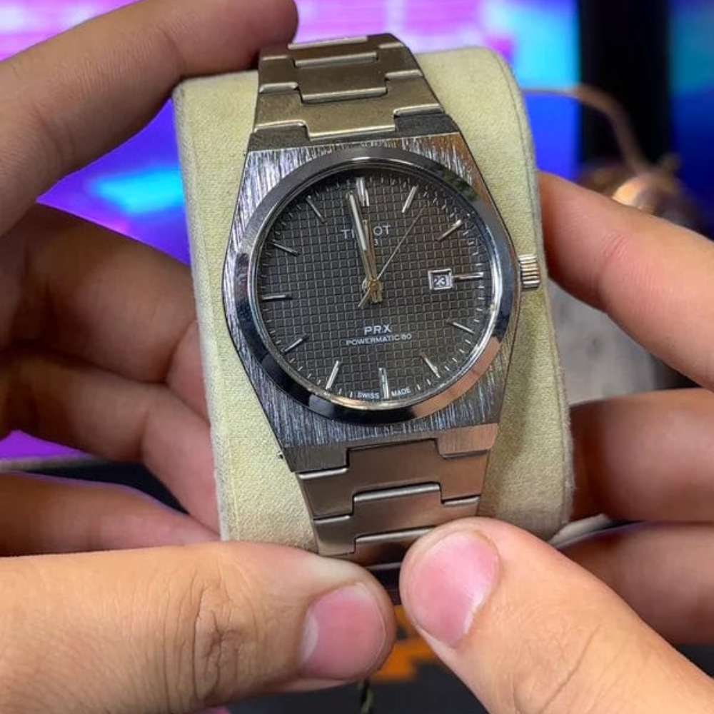 Tissott Premium Black and Silver