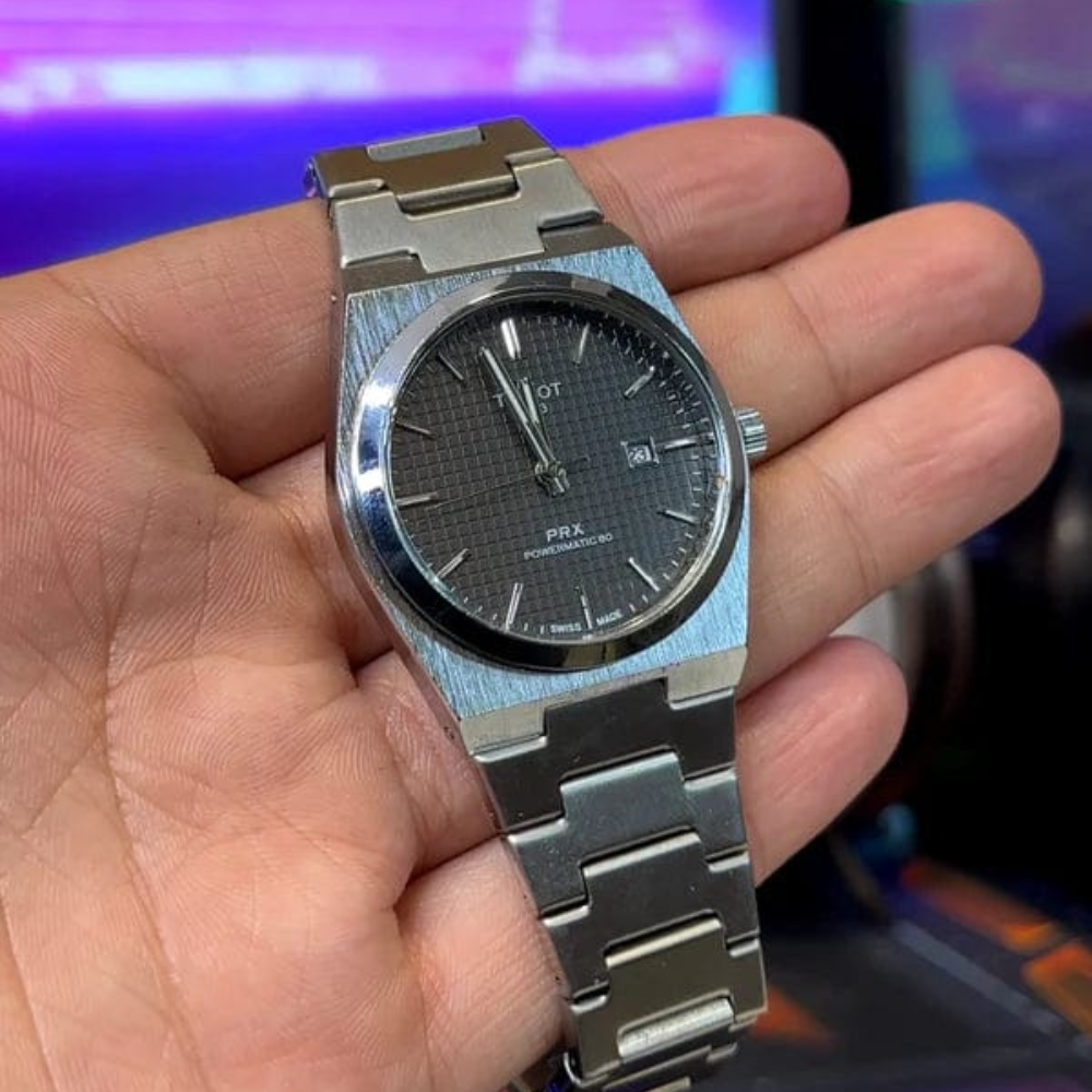 Tissott Premium Black and Silver