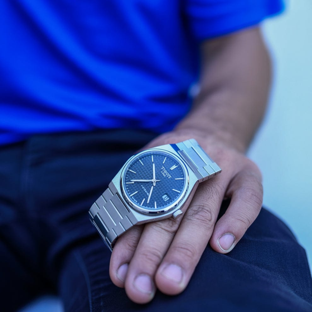 Tissott Premium Black and Silver