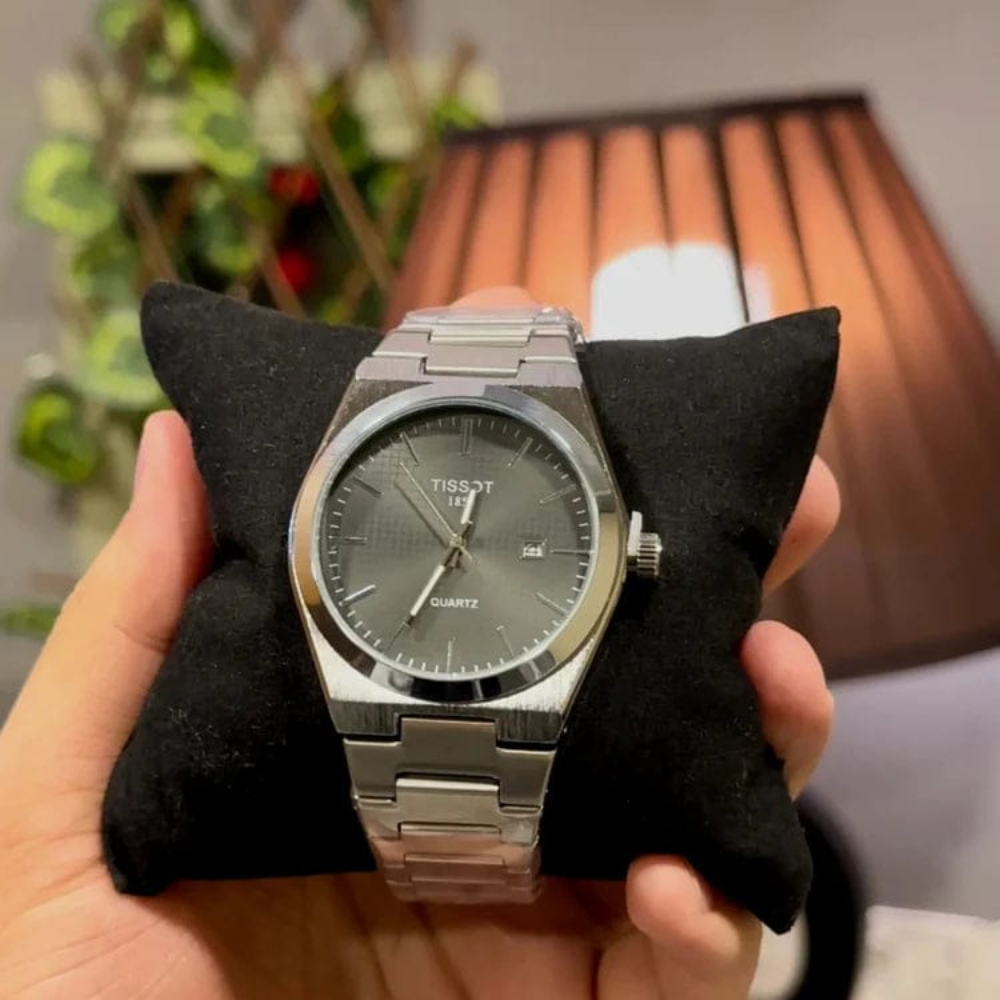 Tissott Premium Black and Silver